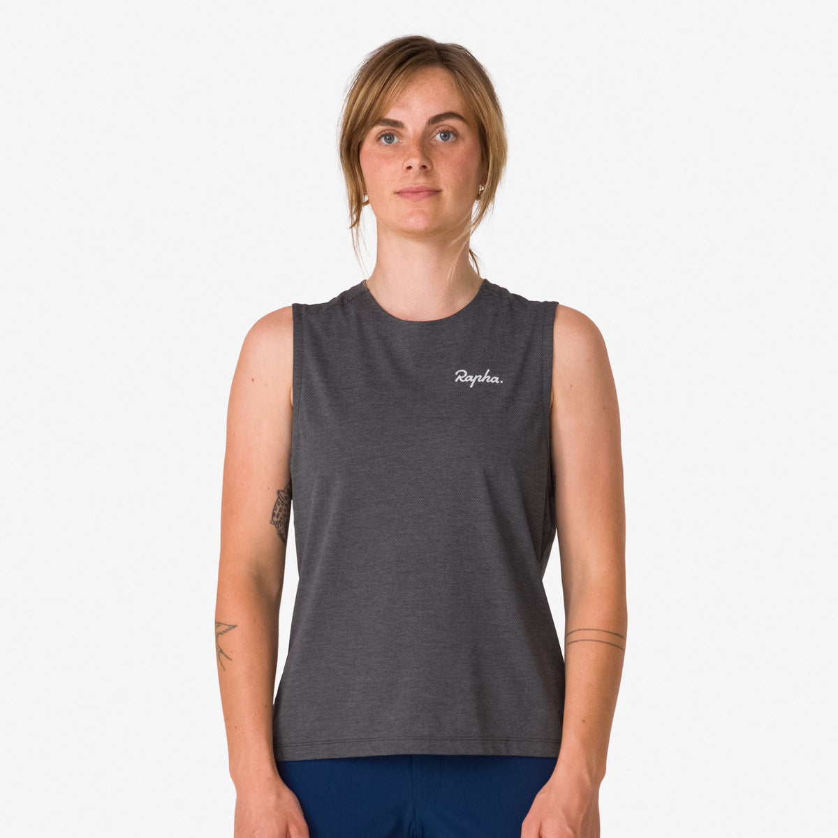 Women's Trail Tank - Black/Light Grey