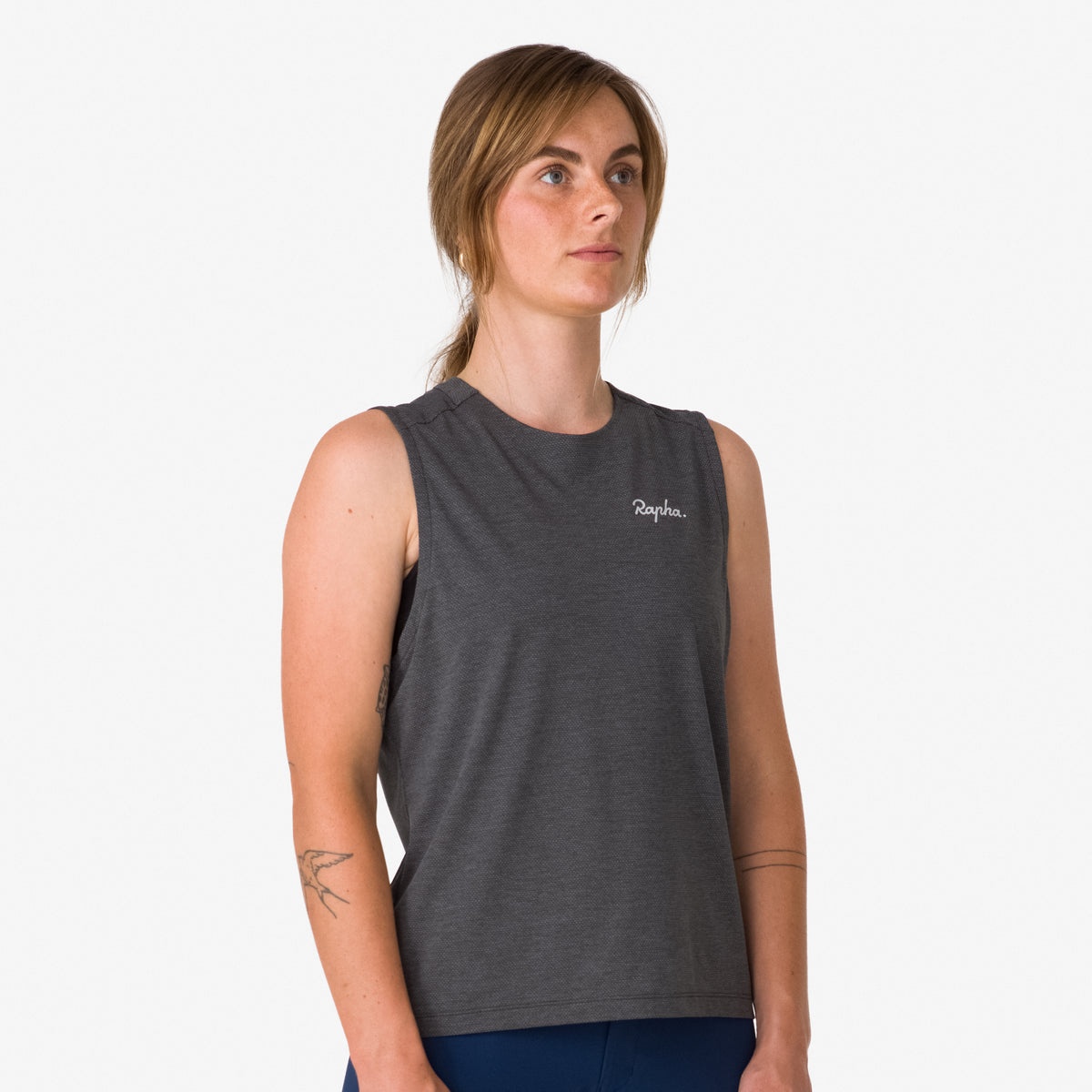 Women's Trail Tank - Black/Light Grey