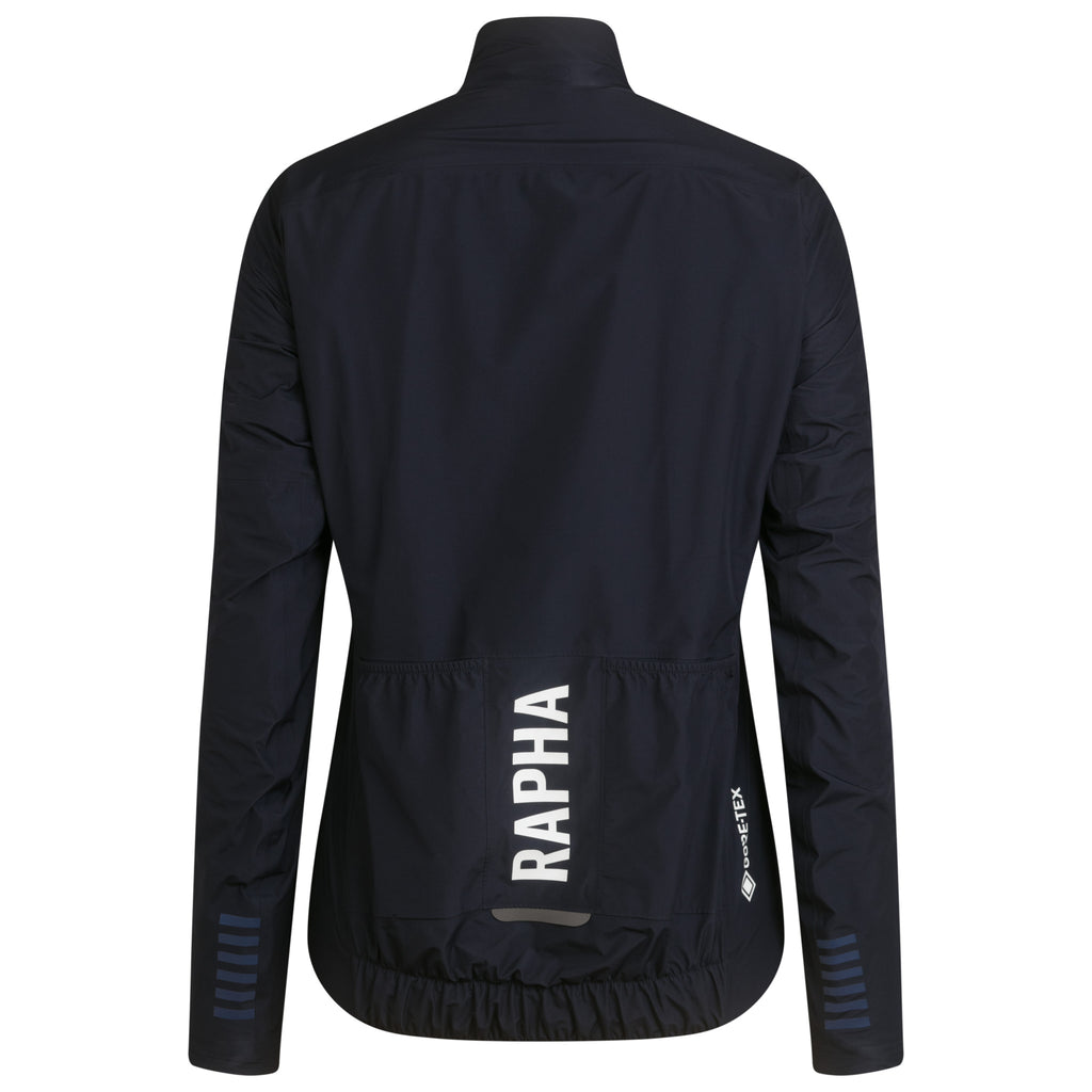 Women's Pro Team Insulated GORE-TEX Rain Jacket - Dark Navy/White