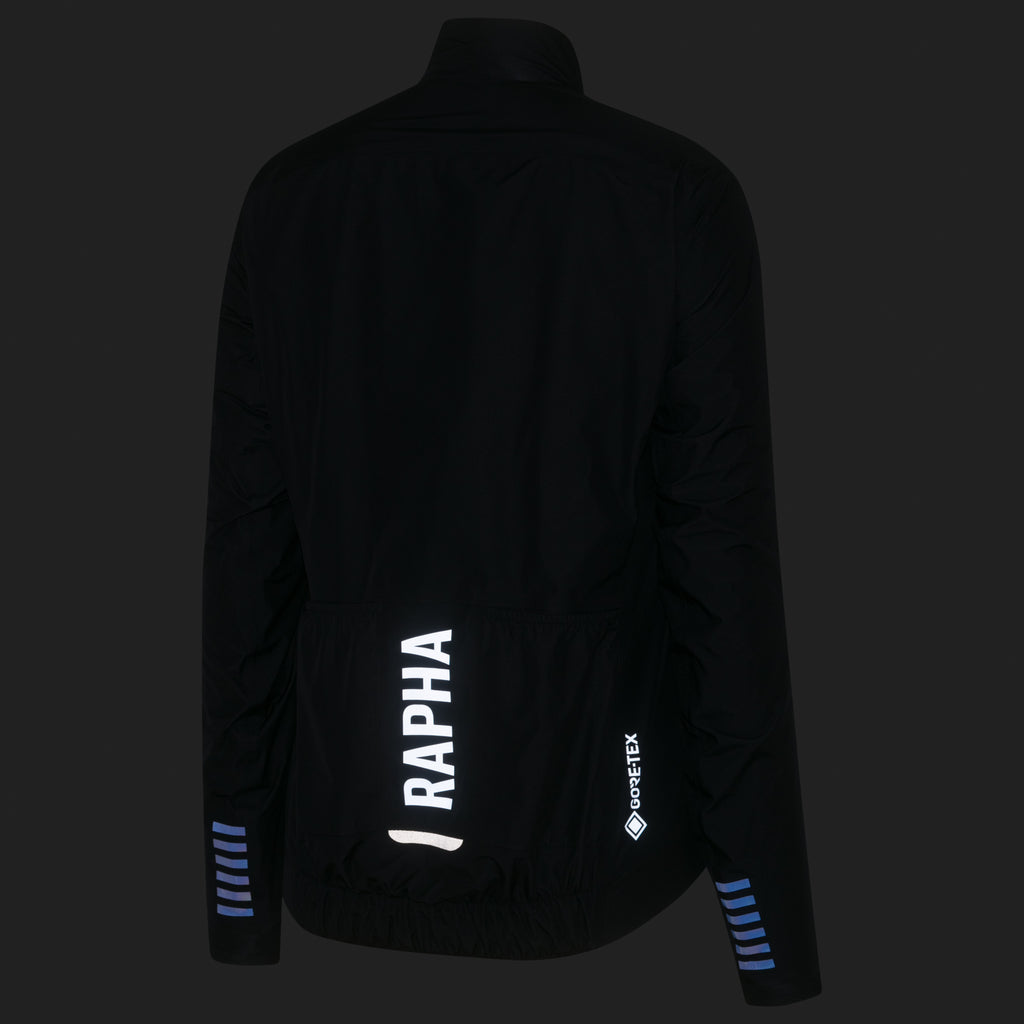 Women's Pro Team Insulated GORE-TEX Rain Jacket - Dark Navy/White
