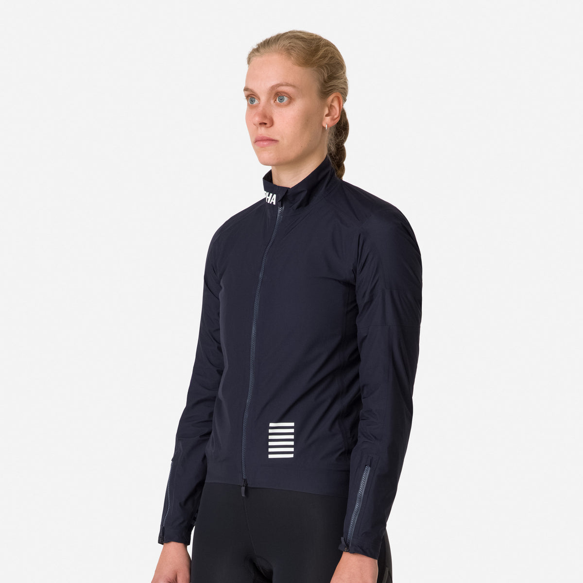 Women's Pro Team Insulated GORE-TEX Rain Jacket - Dark Navy/White