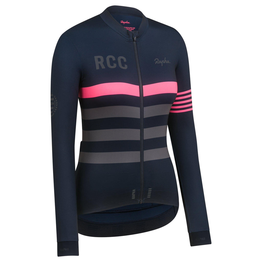 RCC Women's Pro Team Long Sleeve Jersey - Dark Navy