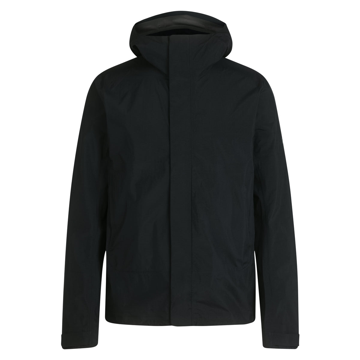 Men's Gore-Tex Hooded Rain Jacket - Black/Carbon Grey