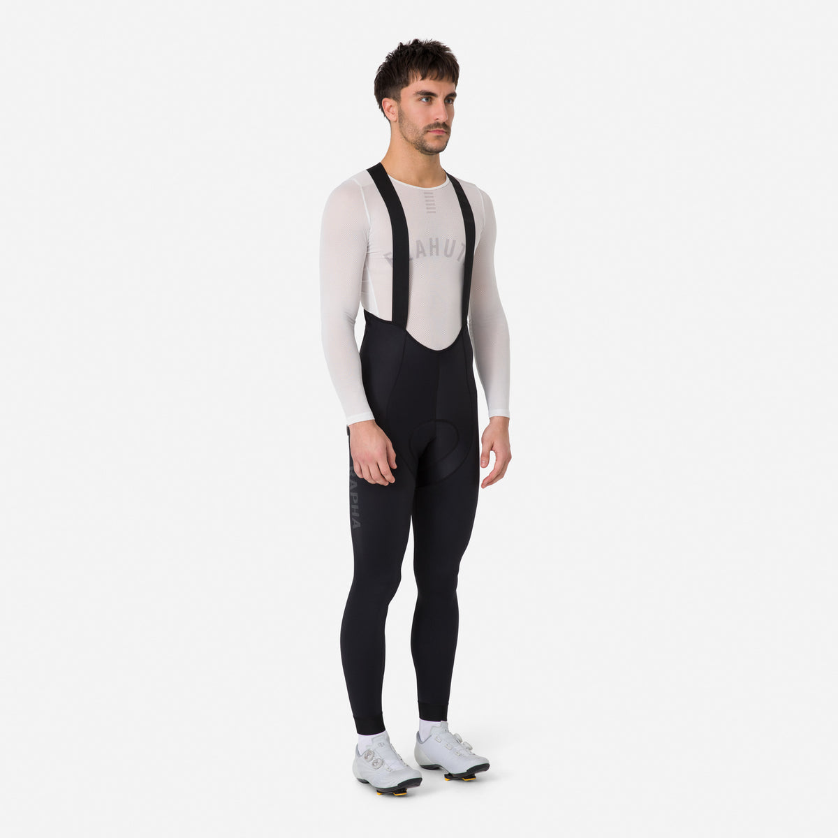 Men's Pro Team Lightweight Tights with Pad - Black/Black