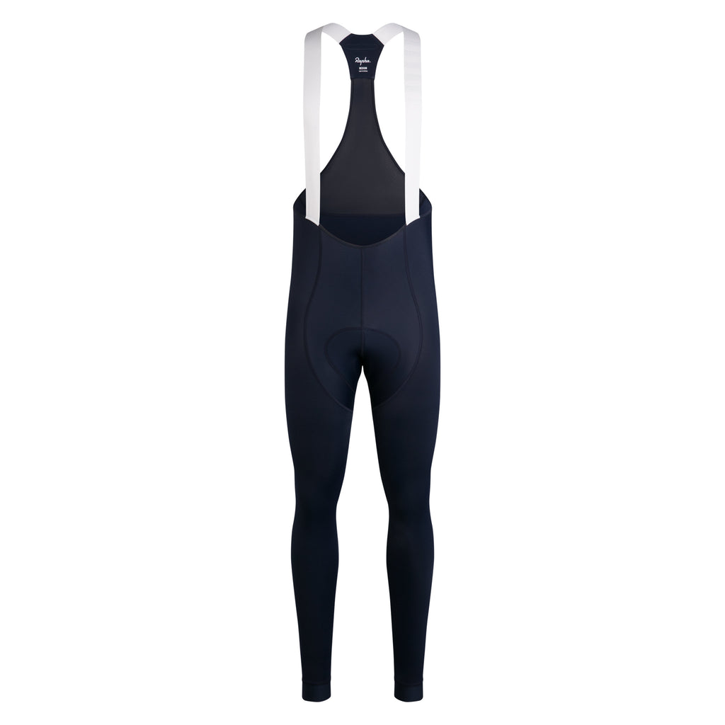 Men's Pro Team Lightweight Tights with Pad - Dark Navy/White