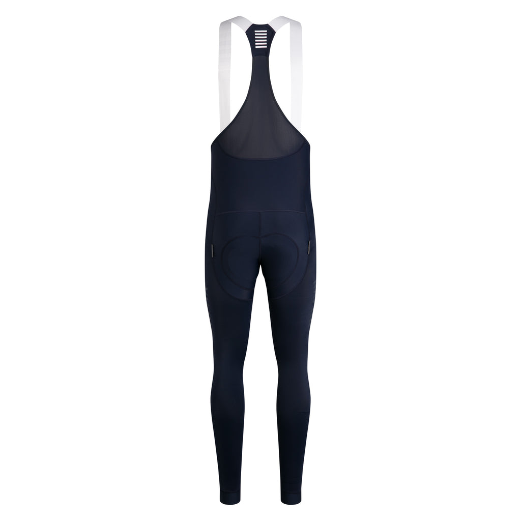 Men's Pro Team Lightweight Tights with Pad - Dark Navy/White