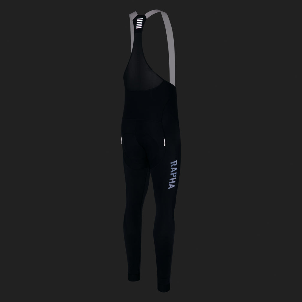 Men's Pro Team Lightweight Tights with Pad - Dark Navy/White