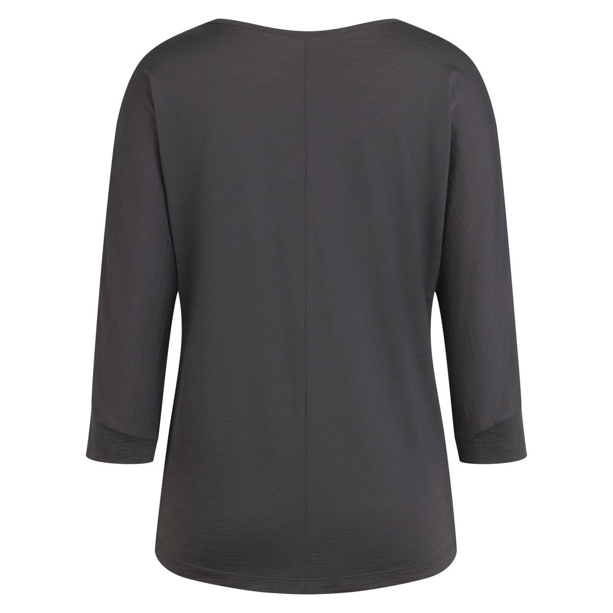 Women's Trail Merino 3/4 Sleeve Top - Dark Grey/Black