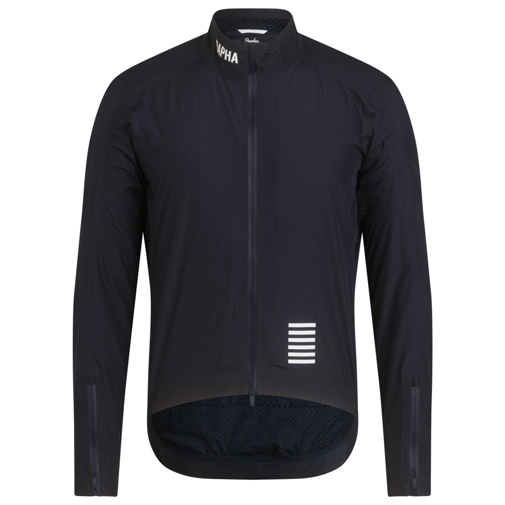 Men's Pro Team Insulated GORE-TEX Rain Jacket - Dark Navy/White