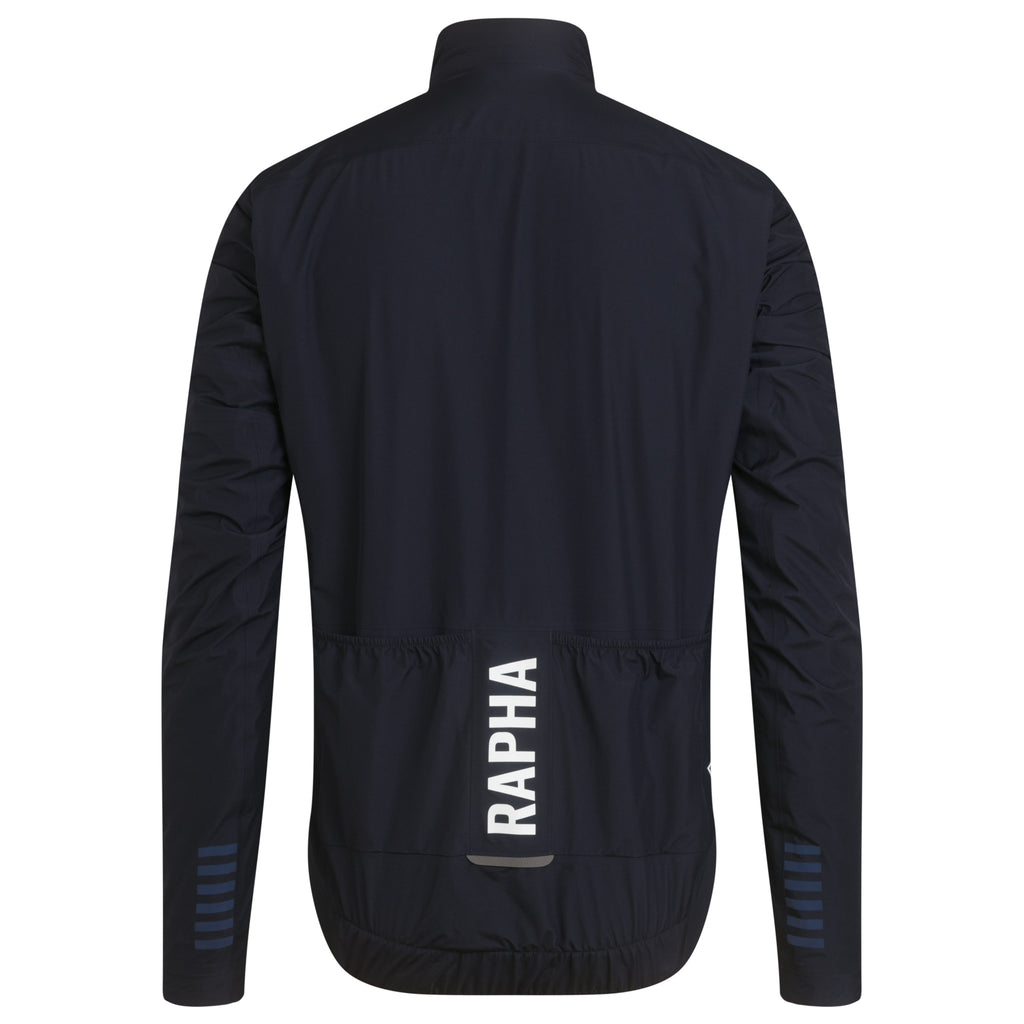 Men's Pro Team Insulated GORE-TEX Rain Jacket - Dark Navy/White