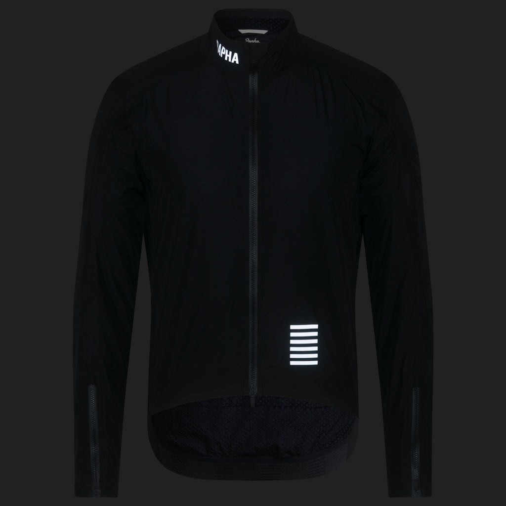 Men's Pro Team Insulated GORE-TEX Rain Jacket - Dark Navy/White