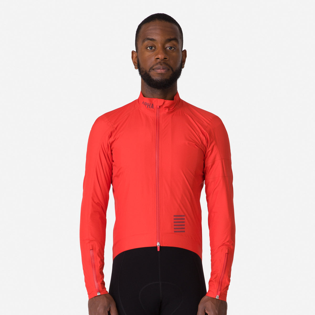 Men's Pro Team Insulated GORE-TEX Rain Jacket - Red/Dark Red