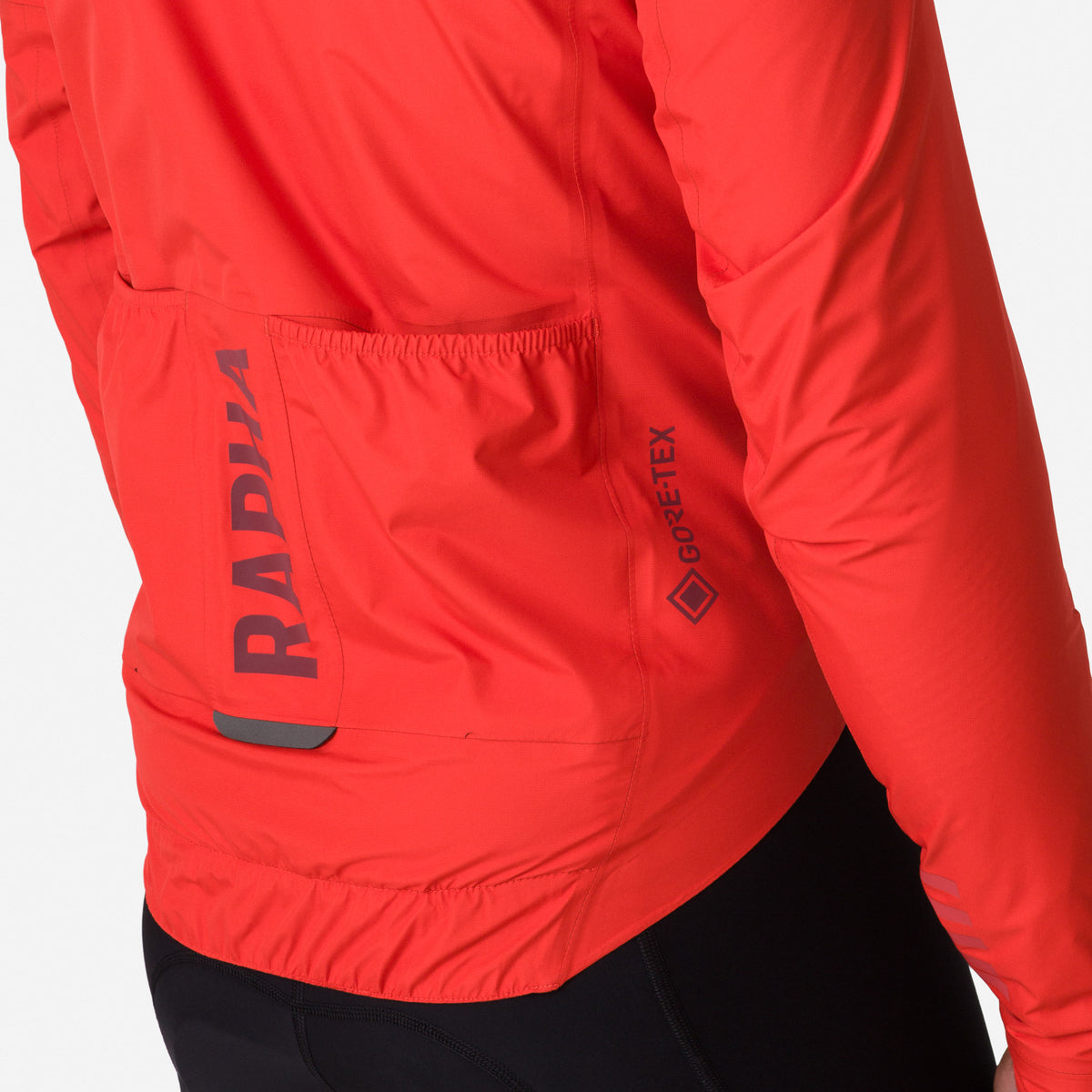Men's Pro Team Insulated GORE-TEX Rain Jacket - Red/Dark Red