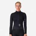 Women's Pro Team LS Windstopper Jersey - Black/Black