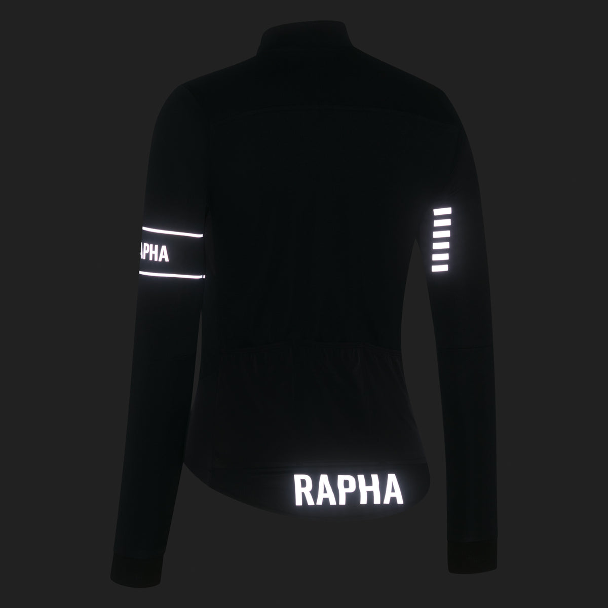 Women's Pro Team LS Windstopper Jersey - Black/Black