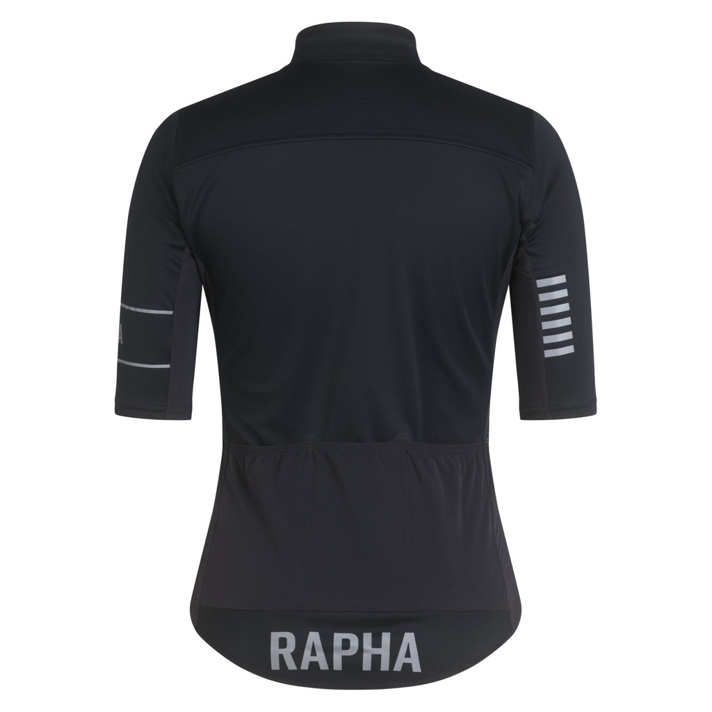 Women's Pro Team Windstopper Jersey - Black/Silver