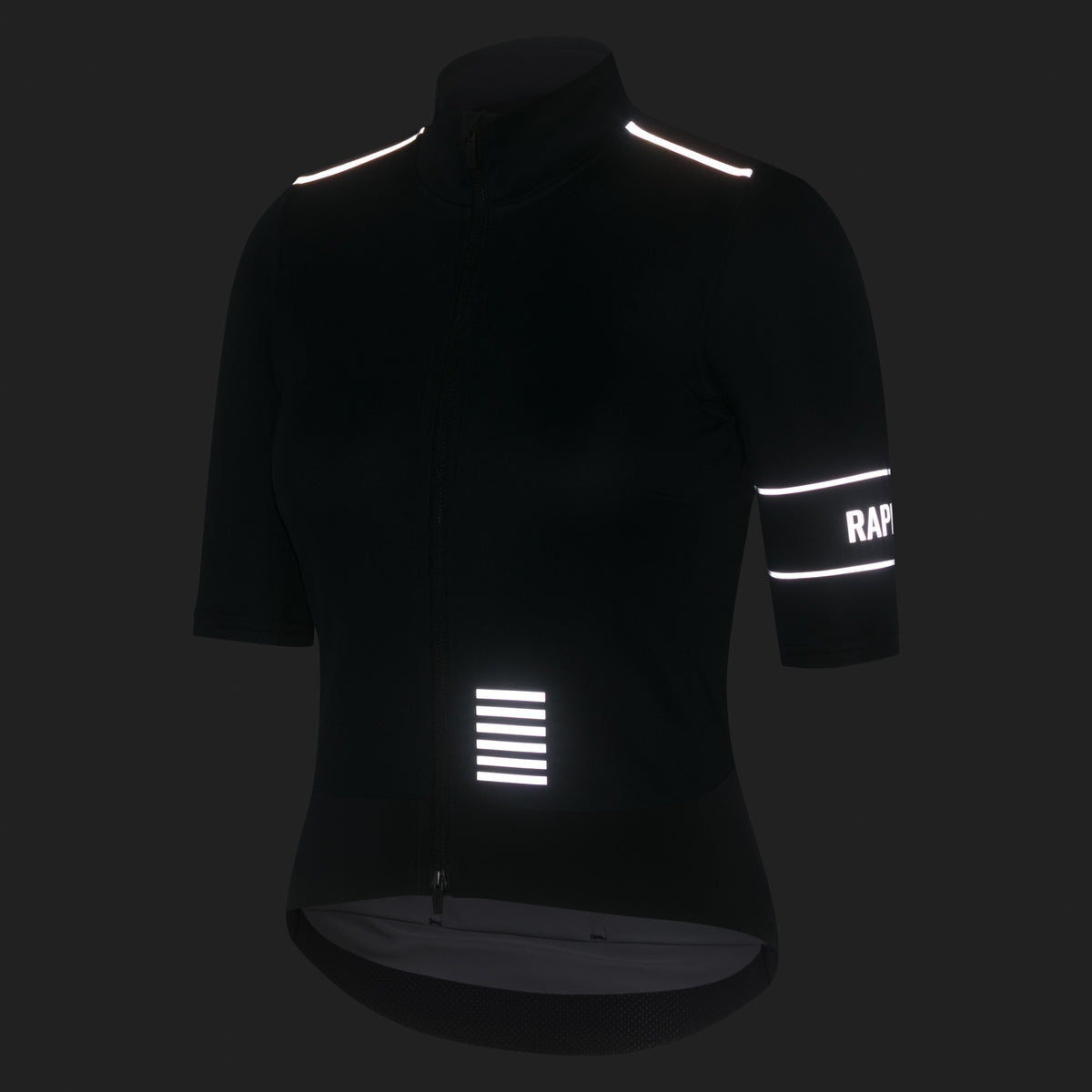 Women's Pro Team Windstopper Jersey - Black/Silver