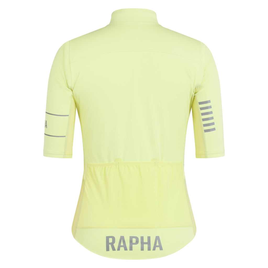 Women's Pro Team Windstopper Jersey - Lime Green/Silver