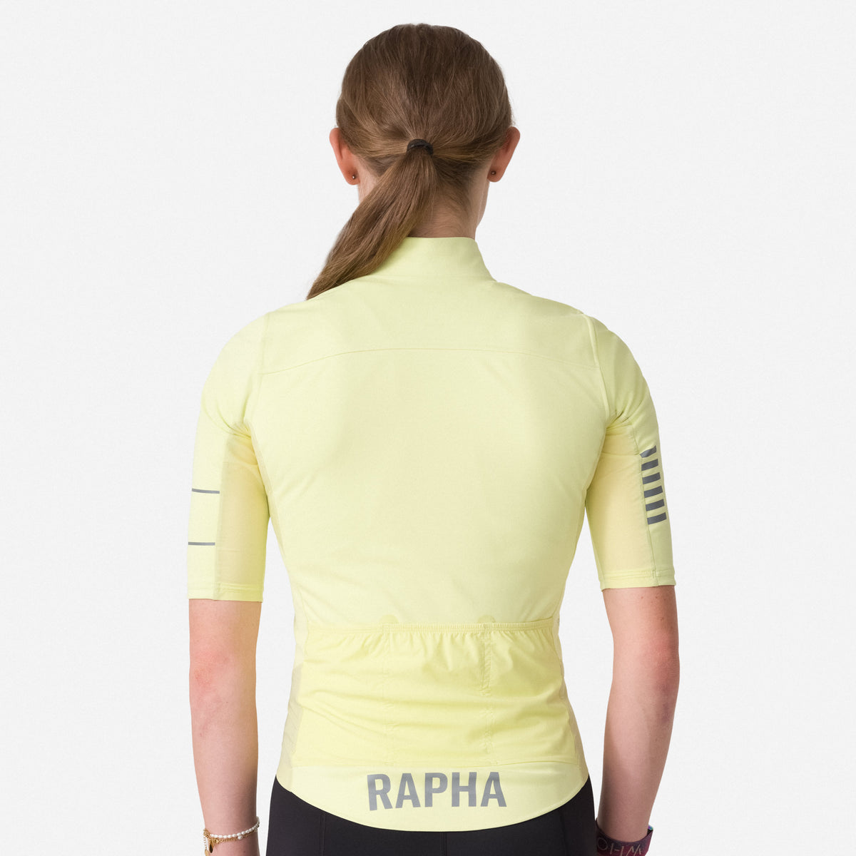 Women's Pro Team Windstopper Jersey - Lime Green/Silver
