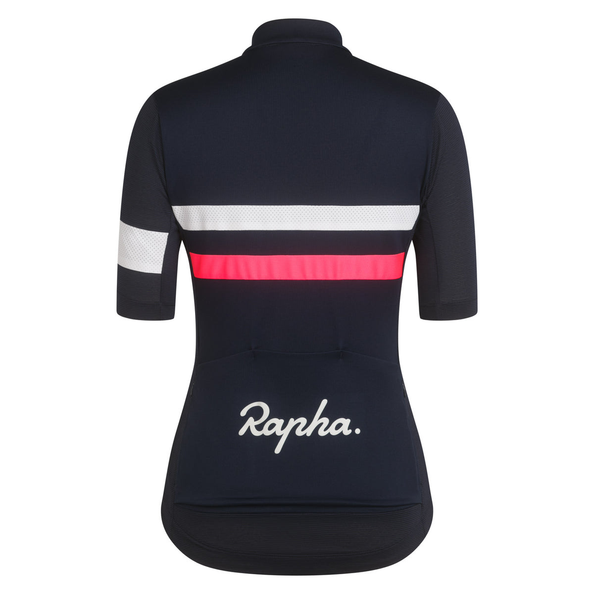 Women's Brevet Lightweight Jersey - Dark Navy/High-Vis Pink/White