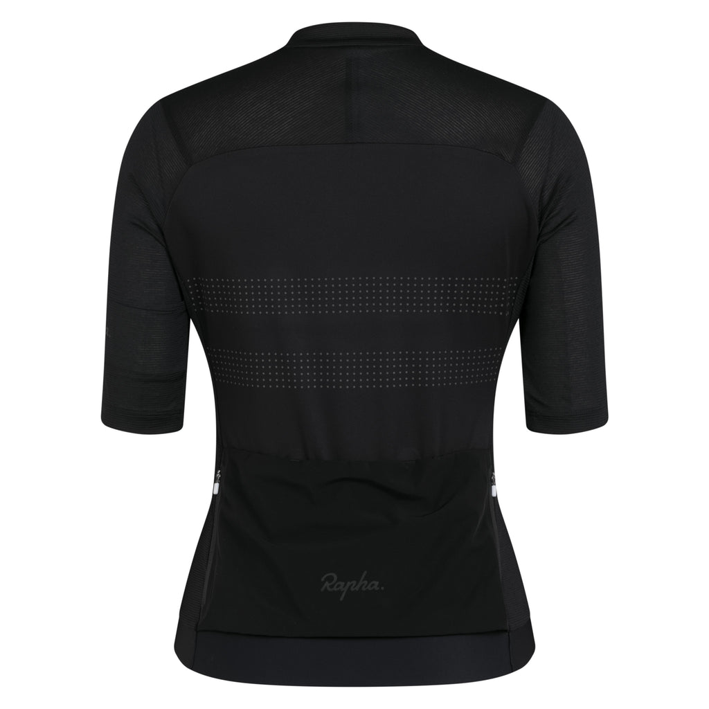 Women's Brevet Lightweight Jersey III - Black/Black Reflective