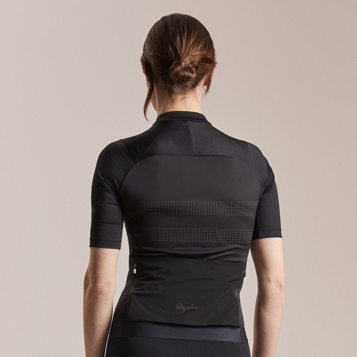 Women's Brevet Lightweight Jersey III - Black/Black Reflective