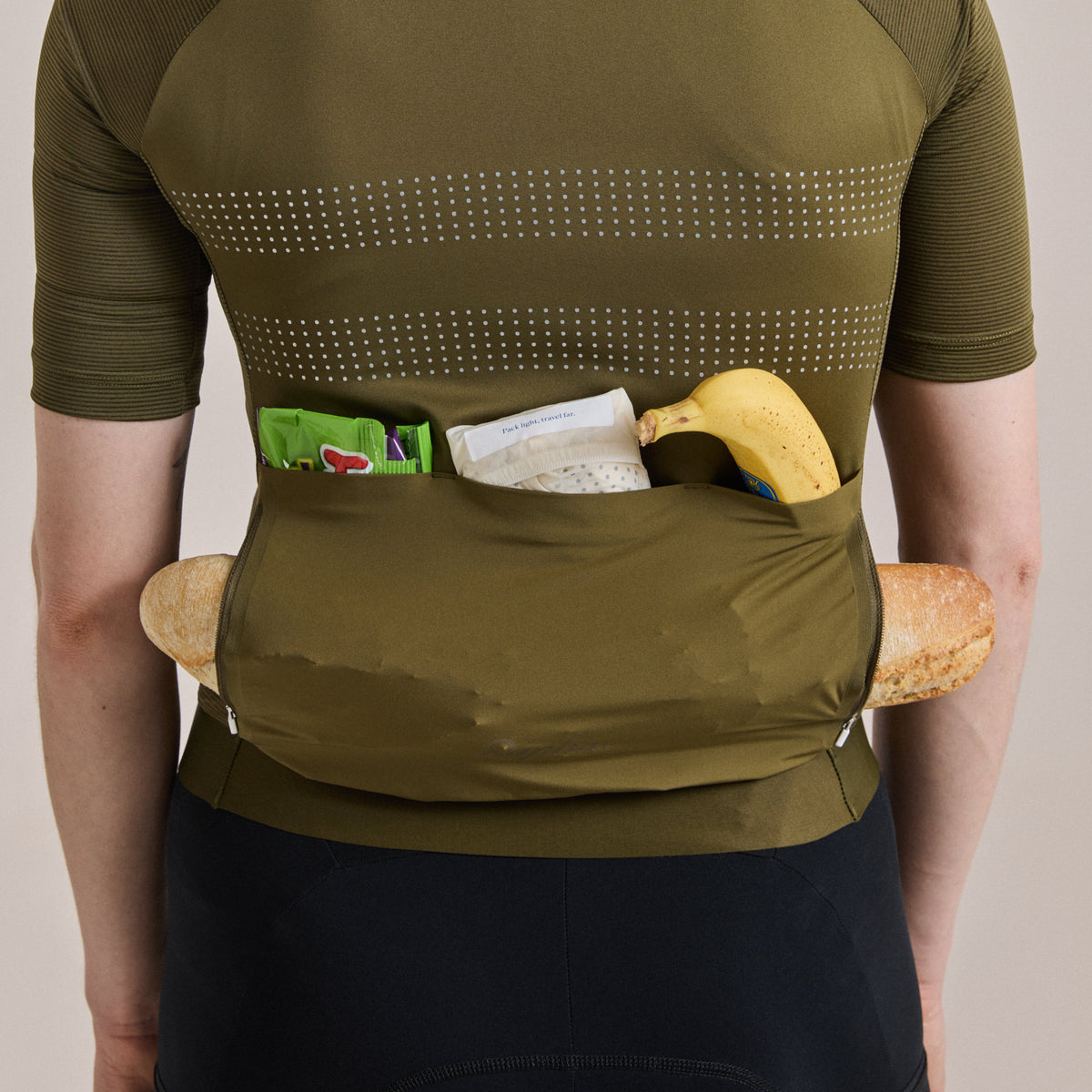 Women's Brevet Lightweight Jersey III - Dark Olive/Silver Reflective