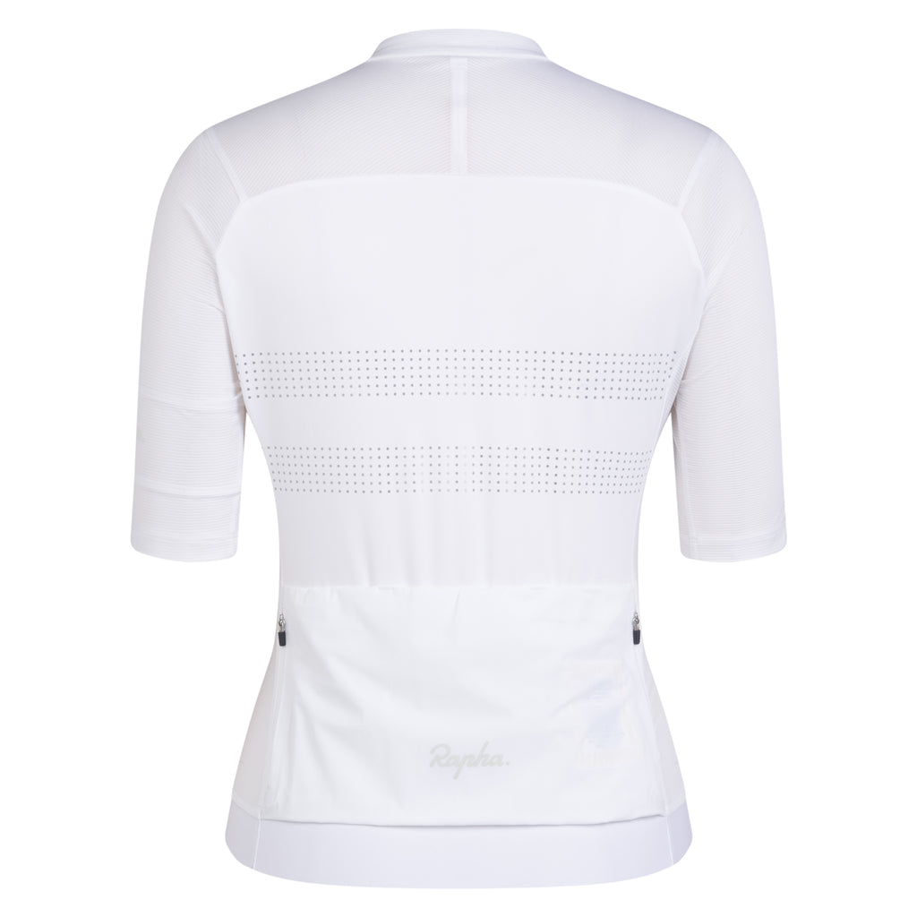 Women's Brevet Lightweight Jersey III - White/Silver Reflective