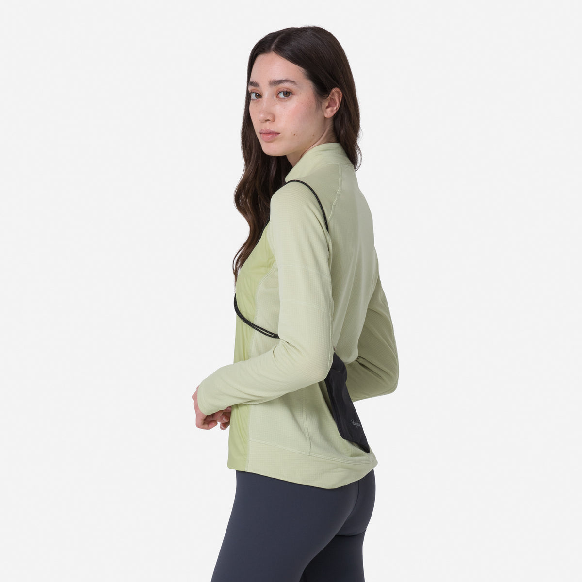 Women's Explore Zip Neck Pullover - Lint / Aloe Wash