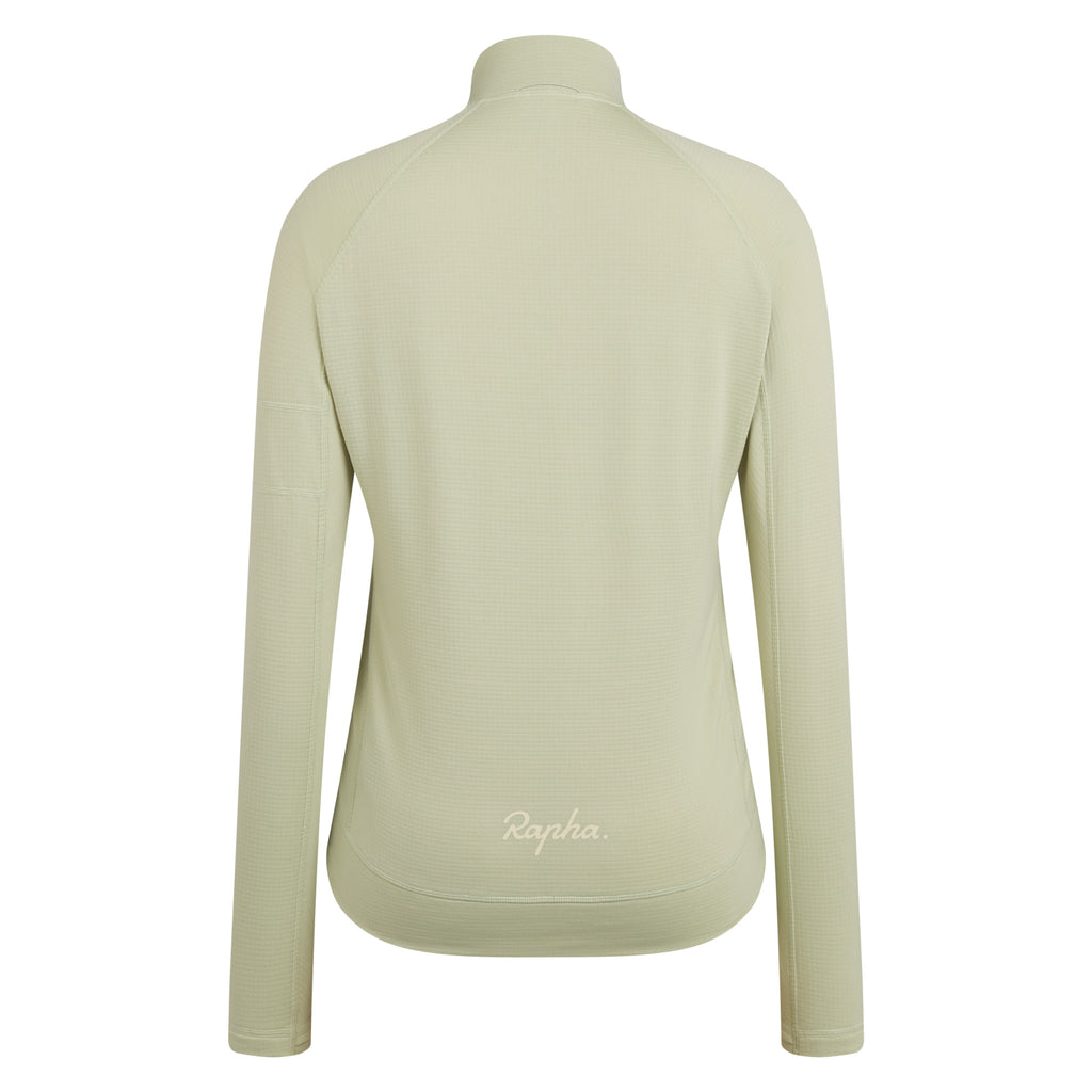 Women's Explore Zip Neck Pullover - Lint / Aloe Wash
