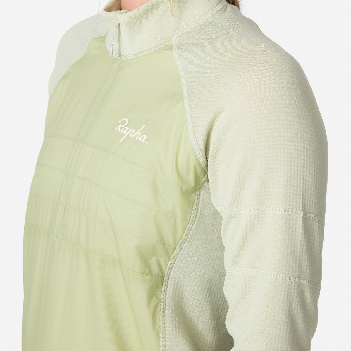 Women's Explore Zip Neck Pullover - Lint / Aloe Wash