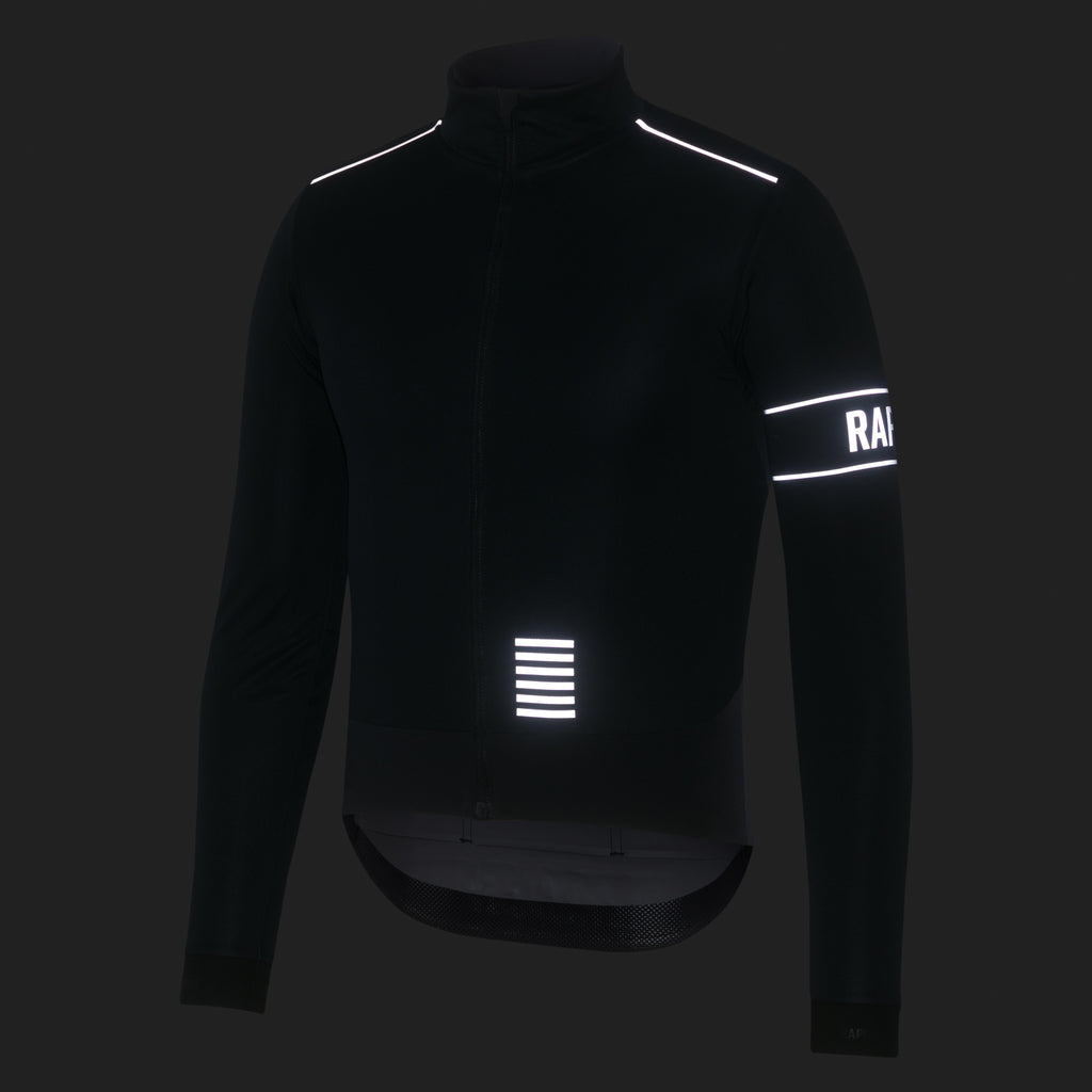 Men's Pro Team LS Windstopper Jersey - Black/Black