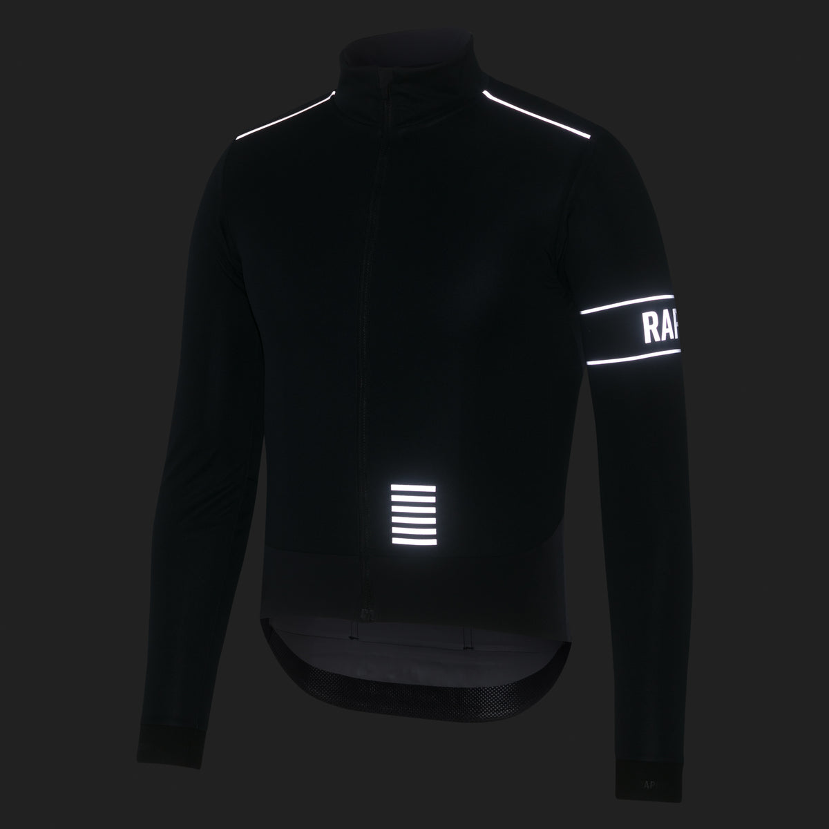 Men's Pro Team LS Windstopper Jersey - Black/Black
