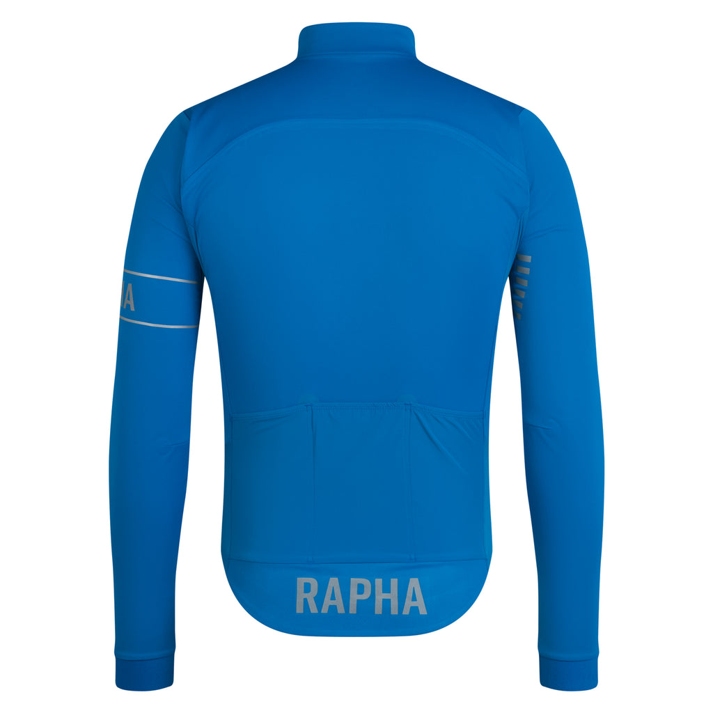 Men's Pro Team LS Windstopper Jersey - Petrol Blue/Silver Reflective
