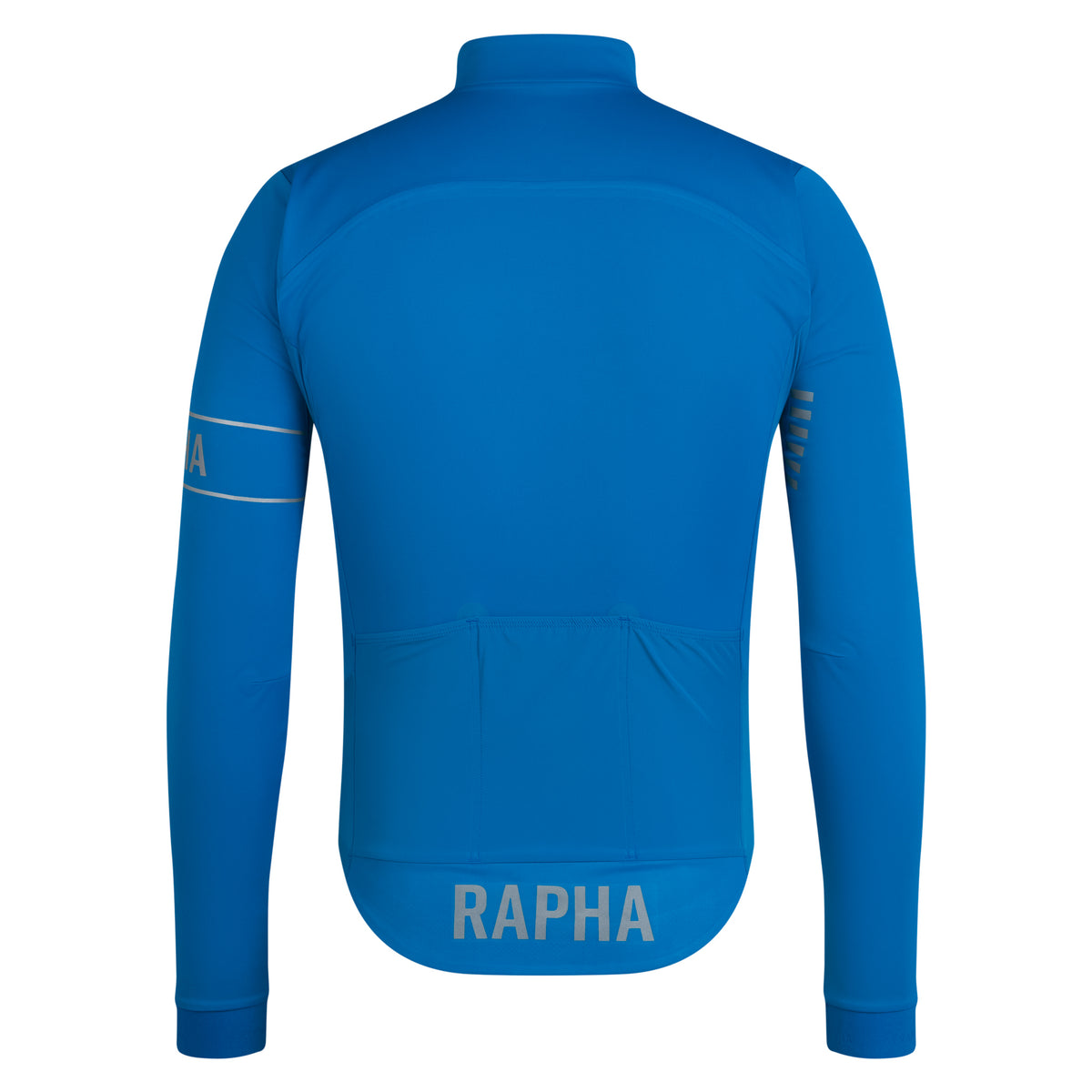 Men's Pro Team LS Windstopper Jersey - Petrol Blue/Silver Reflective