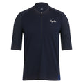 Men's Explore Zip Neck Technical T-shirt - Dark Navy/Off-White