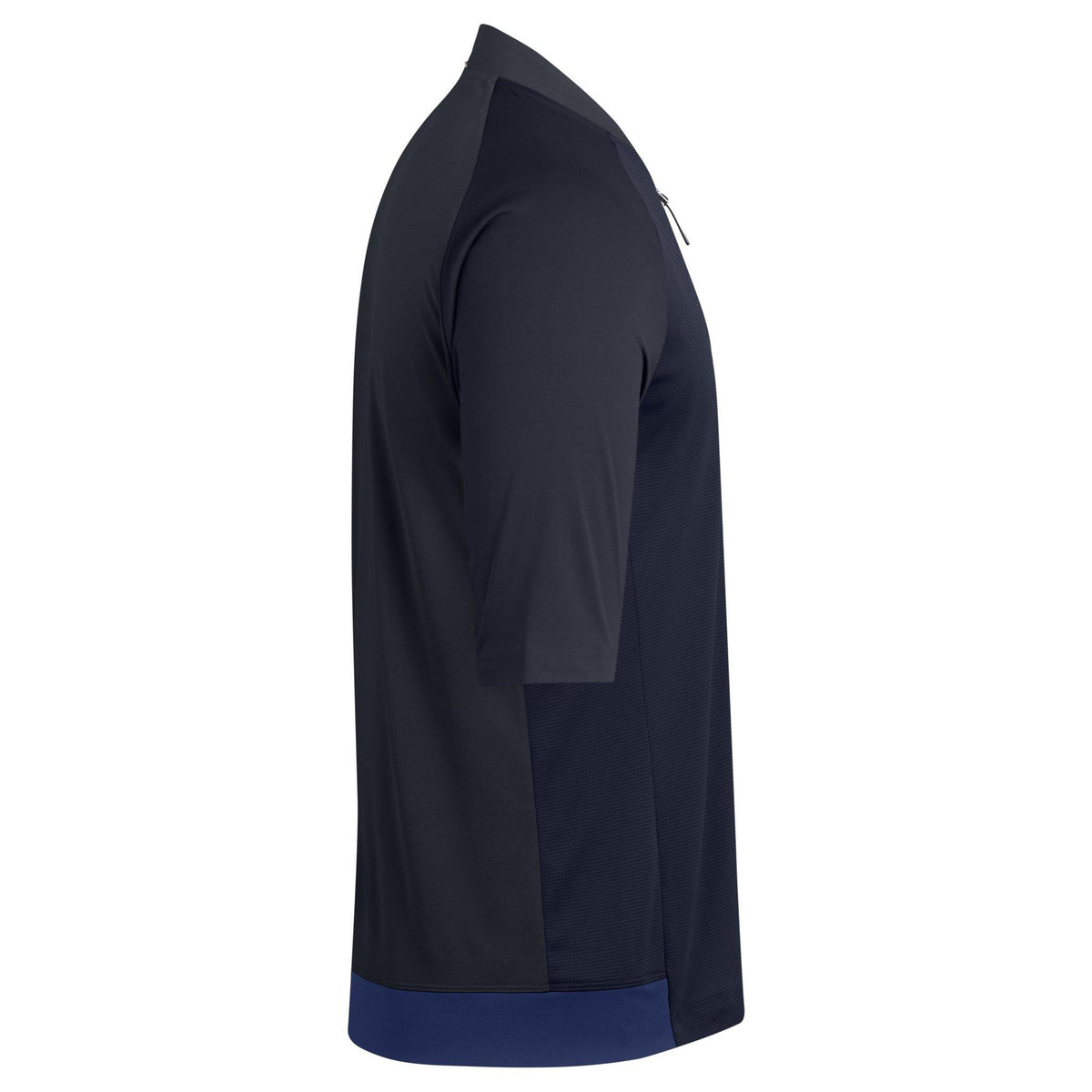 Men's Explore Zip Neck Technical T-shirt - Dark Navy/Off-White