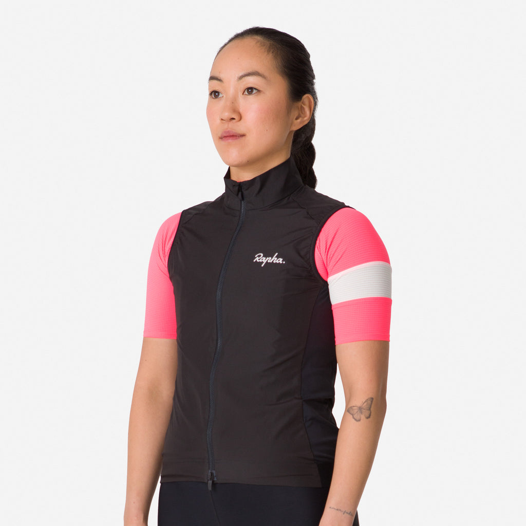 Women's Core Gilet - Black/White