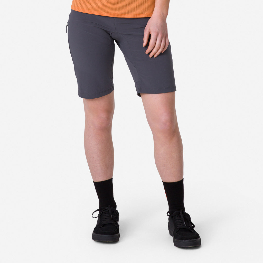 Women's Trail Lightweight Shorts - Dark Grey/Black