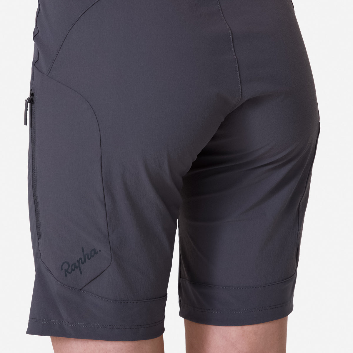 Women's Trail Lightweight Shorts - Dark Grey/Black