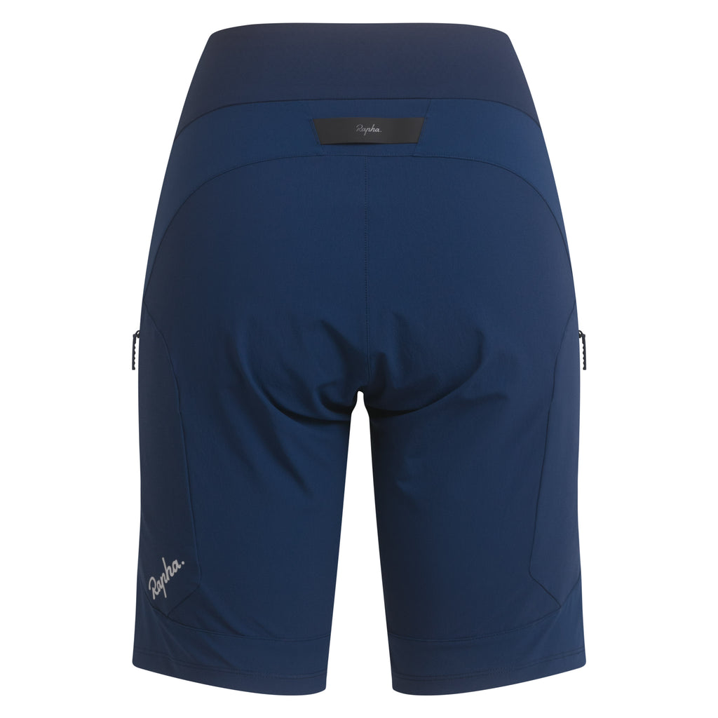 Women's Trail Lightweight Shorts - Deep Blue/Light Grey