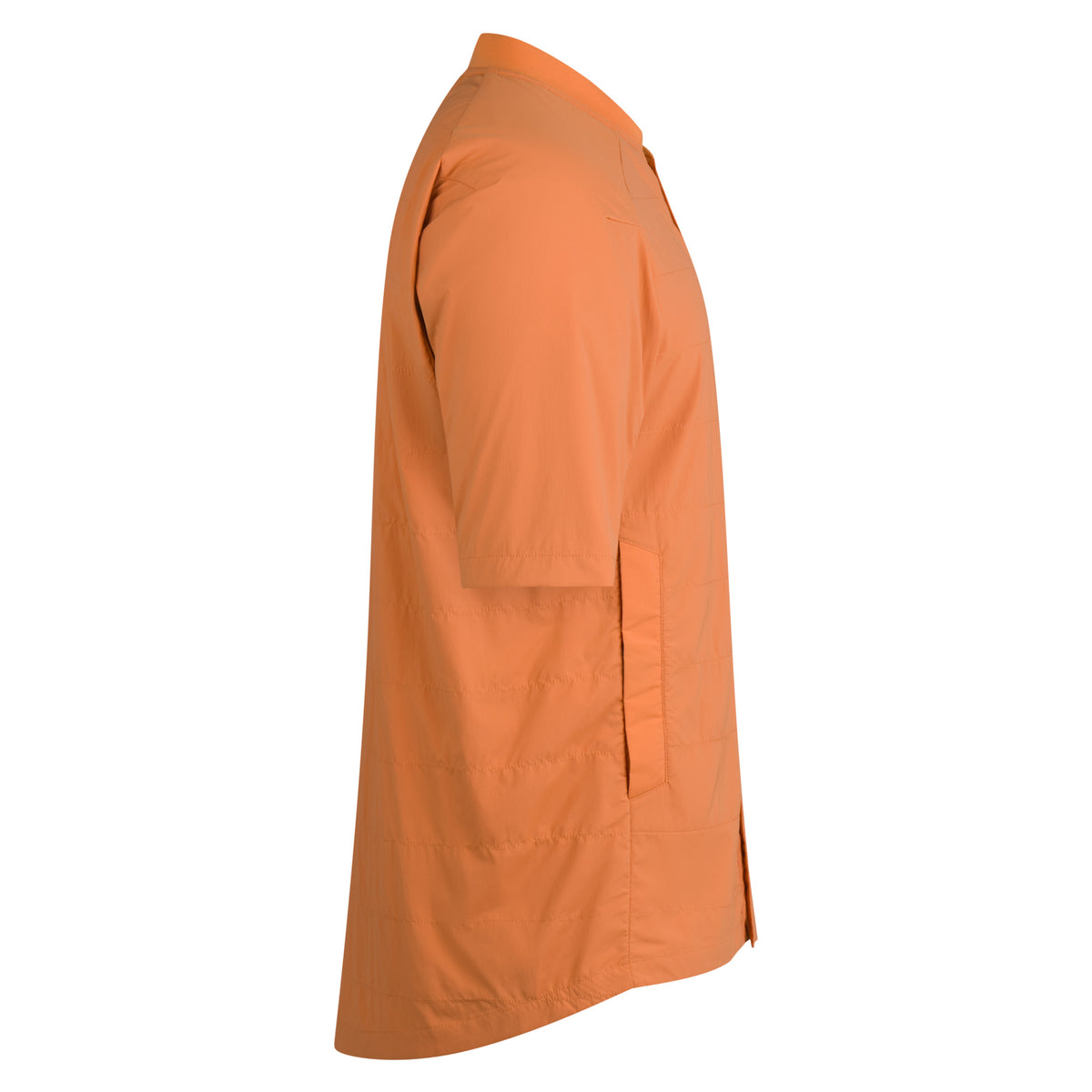 Men's Trail Insulated Short Sleeve Jacket - Dusted Orange/Silver