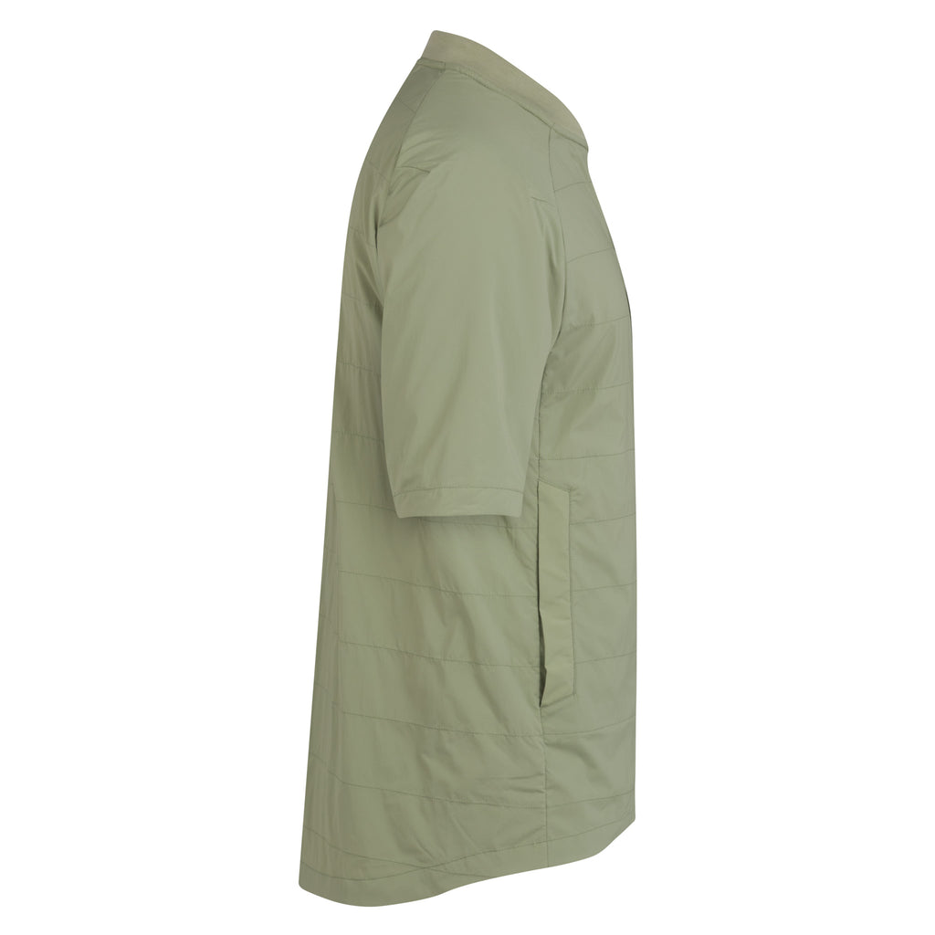 Men's Trail Insulated Short Sleeve Jacket - Olive Green/Deep Olive Green
