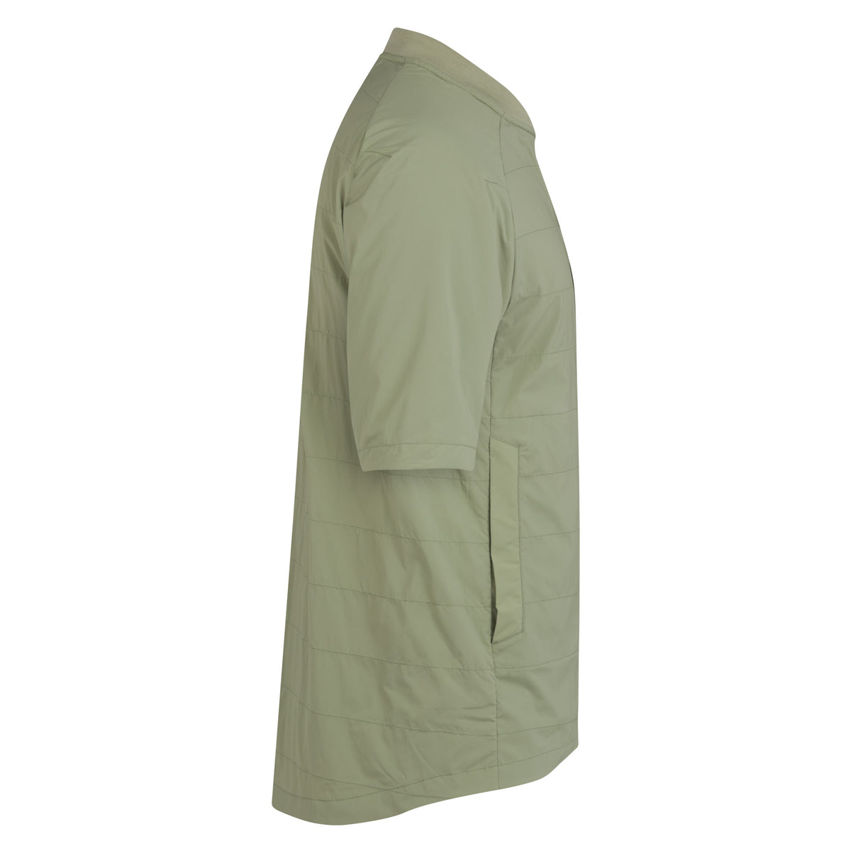 Men's Trail Insulated Short Sleeve Jacket - Olive Green/Deep Olive Green