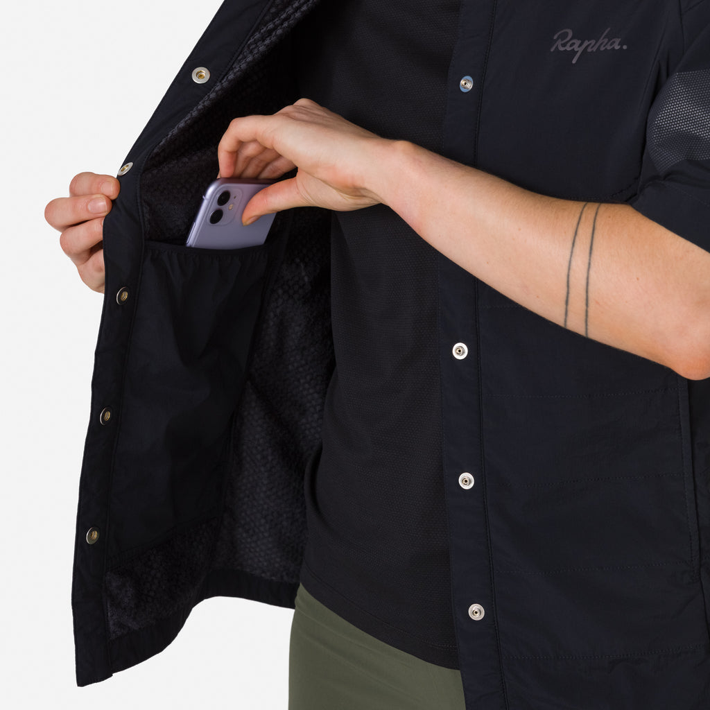 Women's Trail Insulated Short Sleeve Jacket - Black/Black