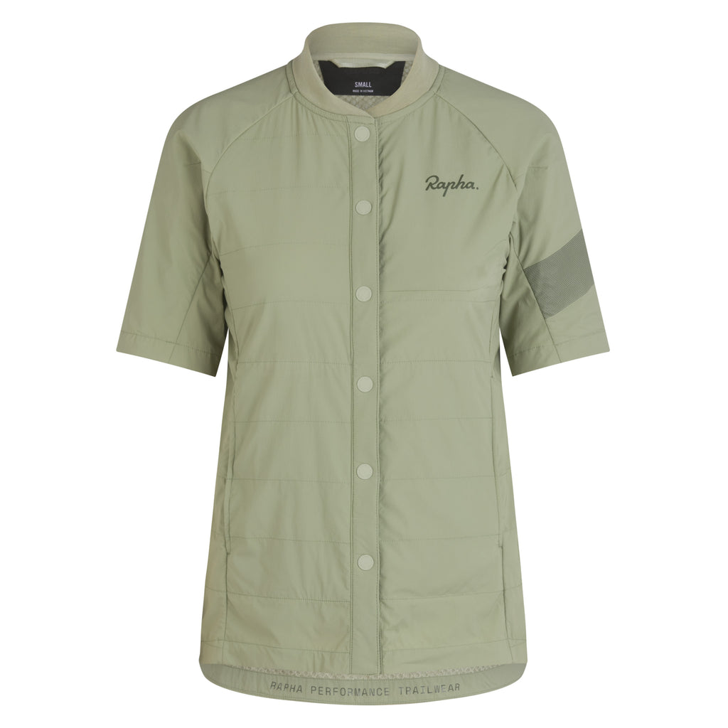 Women's Trail Insulated Short Sleeve Jacket - Olive Green/Deep Olive Green