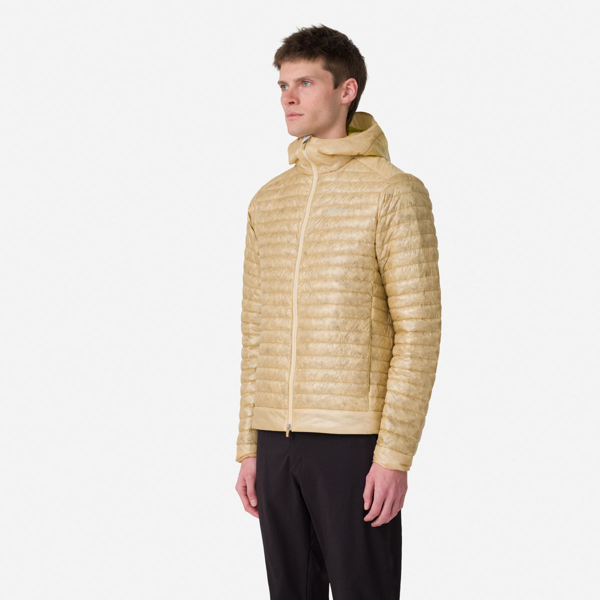 Men's Explore Lightweight Down Jacket - Sand/Chartreuse