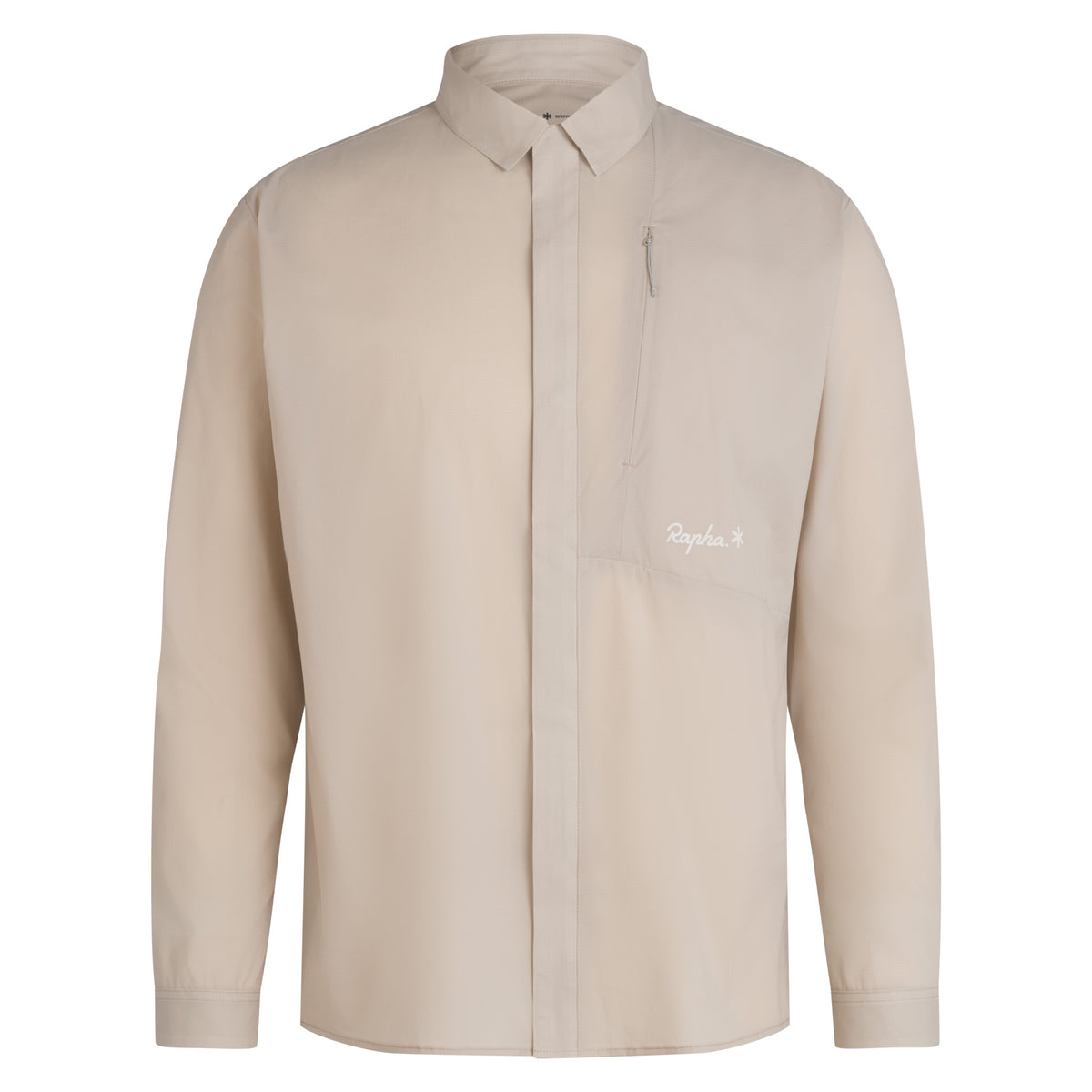 Men's Rapha + Snow Peak DWR Light Shirt - Stone/Off-White