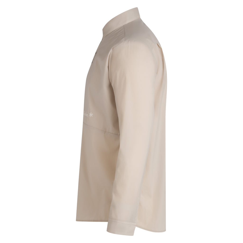 Men's Rapha + Snow Peak DWR Light Shirt - Stone/Off-White