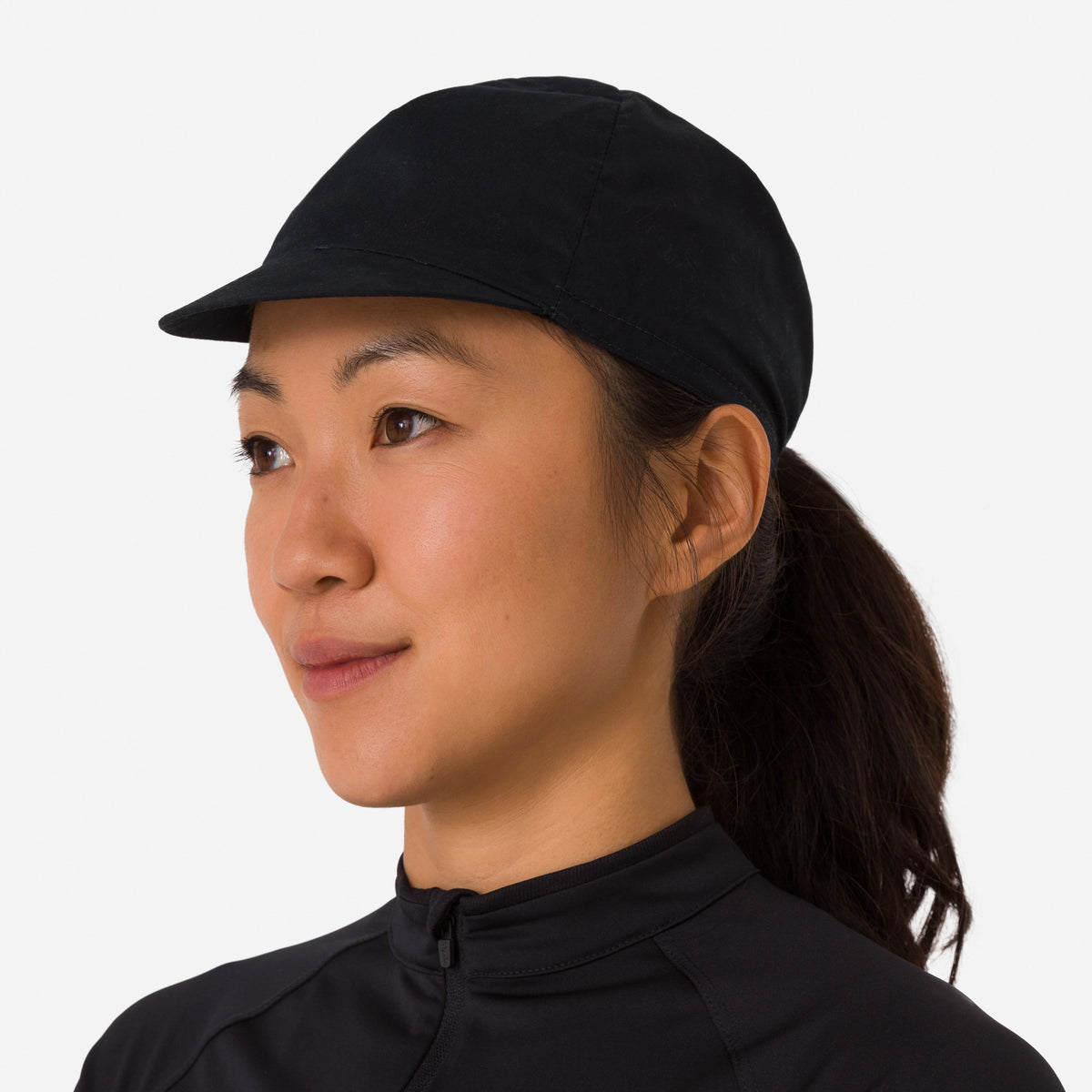 Women's Ponytail Cap - Black